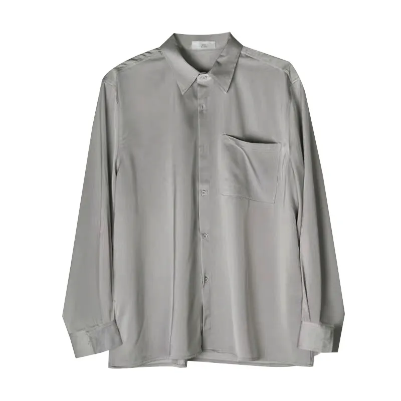 Super Hot Younger Shirt In Spring And Summer - Gray Shirt