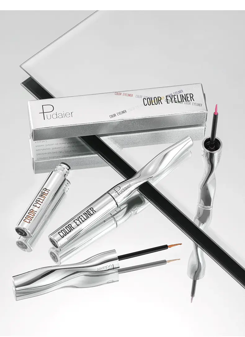 Color Eyeliner Makeup Waterproof Quick-drying Very Fine 24 Colors