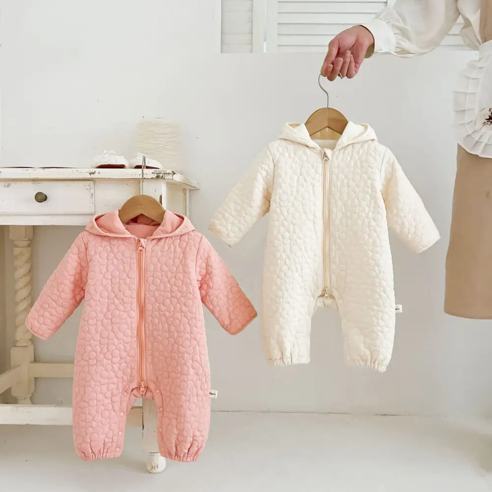 Baby Autumn and Winter Rompers Warm Male and Female