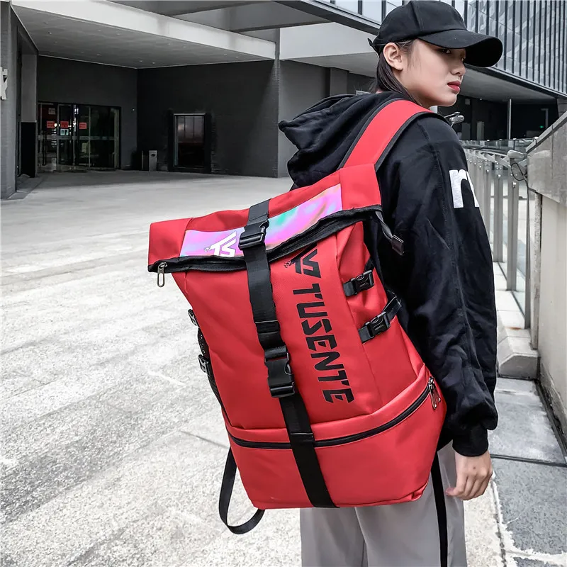 Men's Double-shoulder Computer Bag Large Capacity Sports