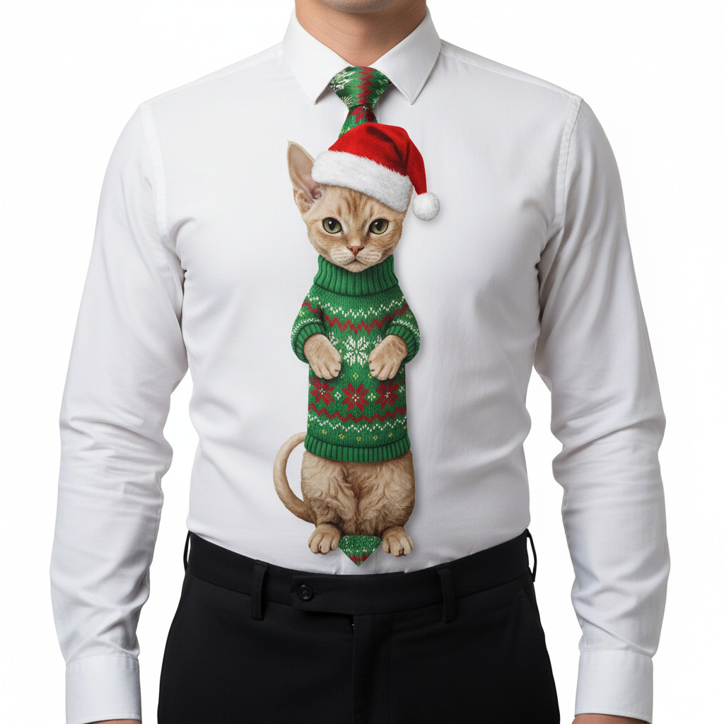 Men's Ties With Animal Motifstrendy Christmas Style 3 - Shop at LoveMi
