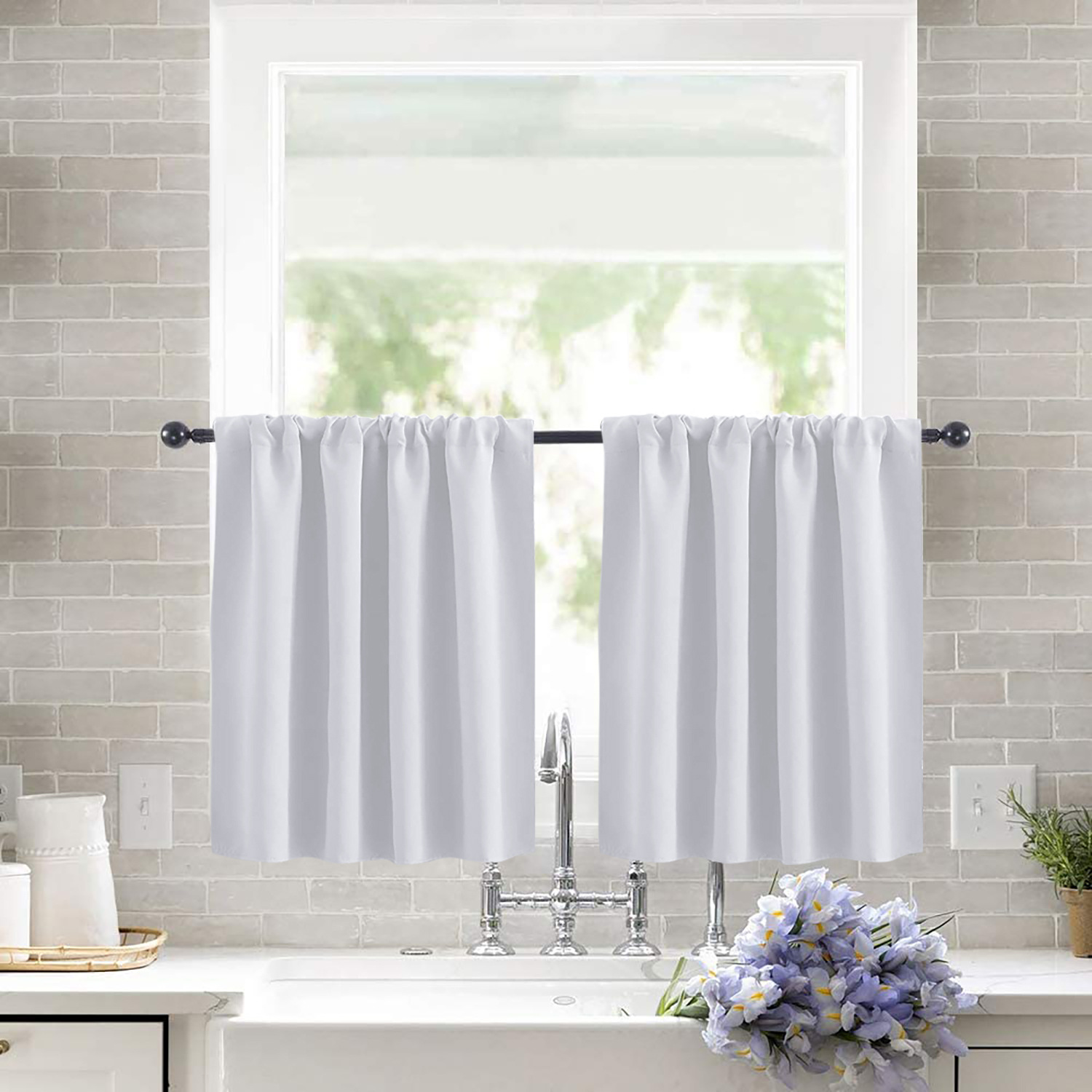 Shade Solid-color  High-precision Short Curtain