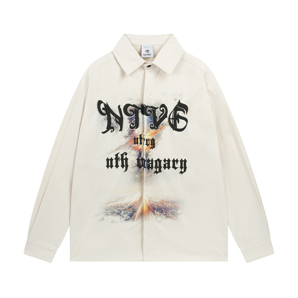 Men's Trendy High Street Spring And Autumn Casual Loose Japanese Style Shirt