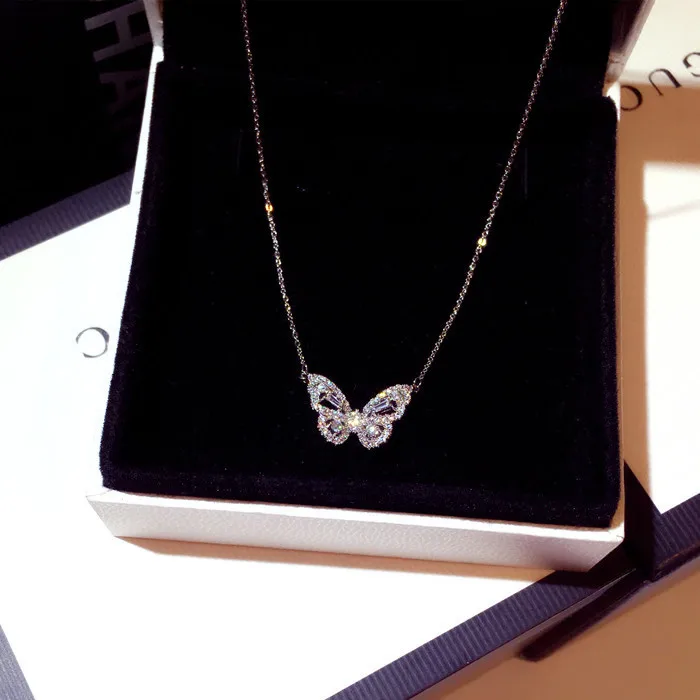 Title 8, Temperament Butterfly Pendant Necklace