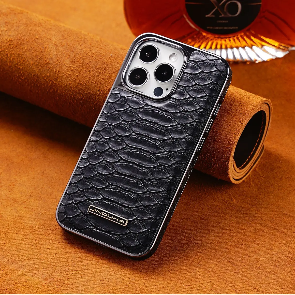 Personalized Snakeskin Pattern Phone Case High-end Luxury