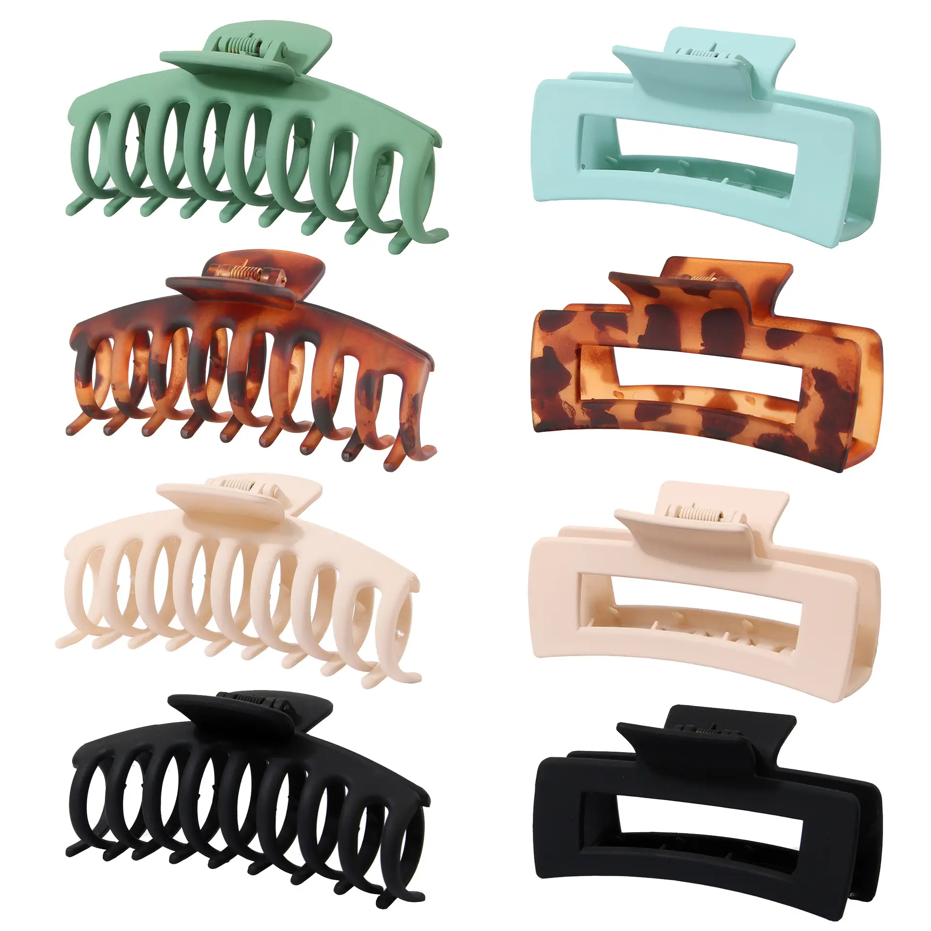 Women's Portable And Simple Plastic Frosted Grip