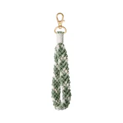 Hand-woven Key Ring For Love Wrist - K68611 Light Green - View 1