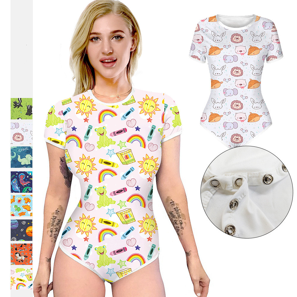 Women's Slim-fit Short-sleeved Jumpsuit Popular Fashion