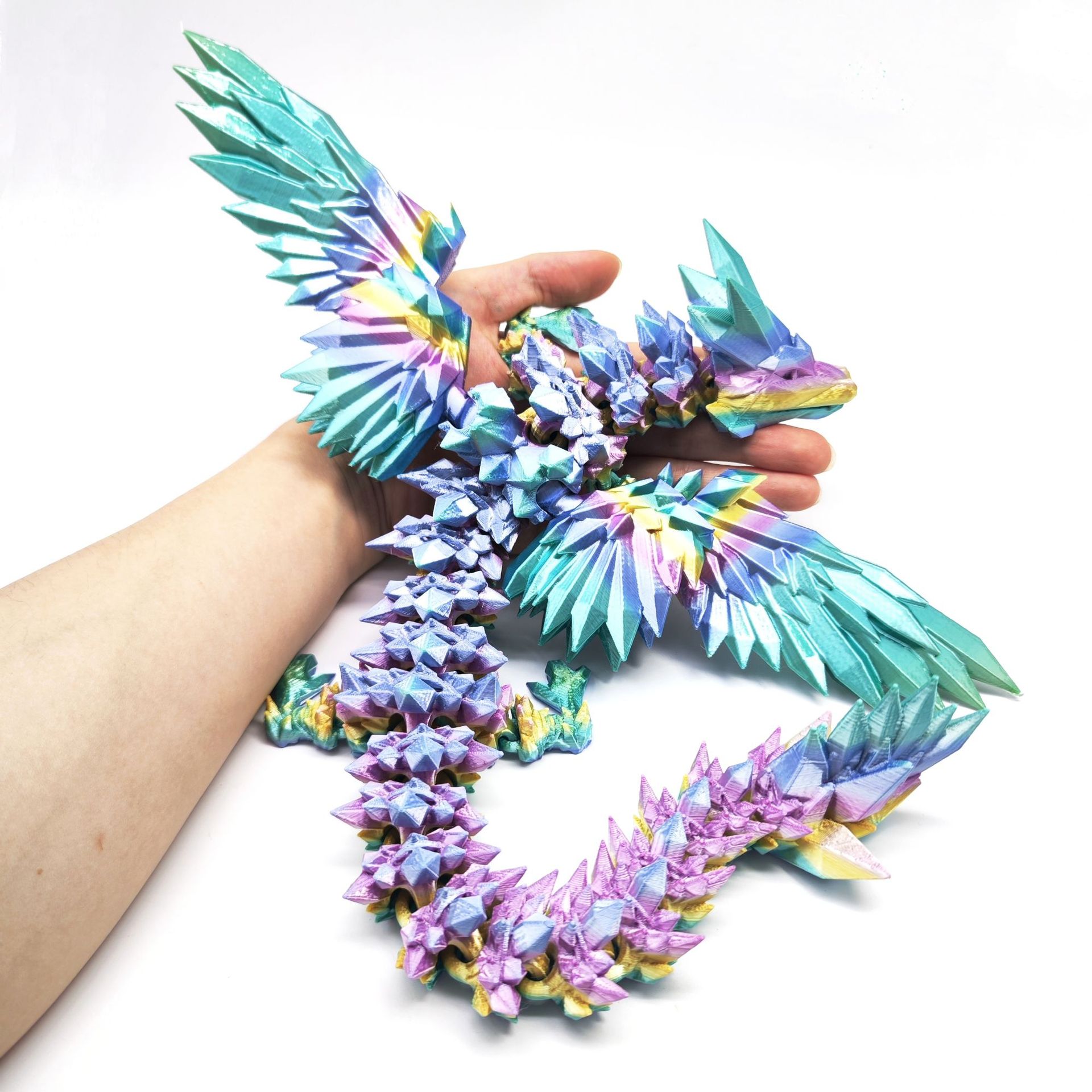 3D-printed Dragon Ornament Divine Dragon Craftwork