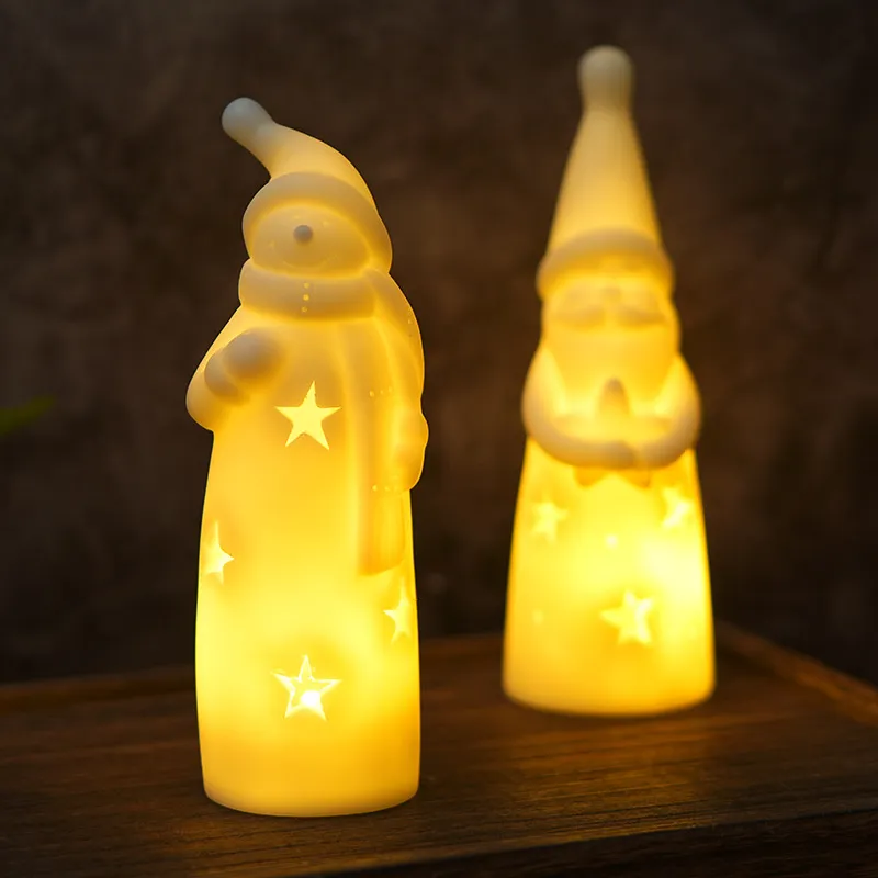 Christmas Night Lights Creative Bedside Lamp LED Candle Light – image 2