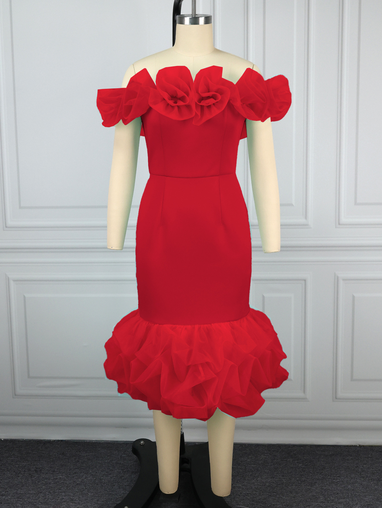 Off-the-shoulder Floral Party Dress 2cf73ac0 808a 40bf 9497 Ac95bcb92567