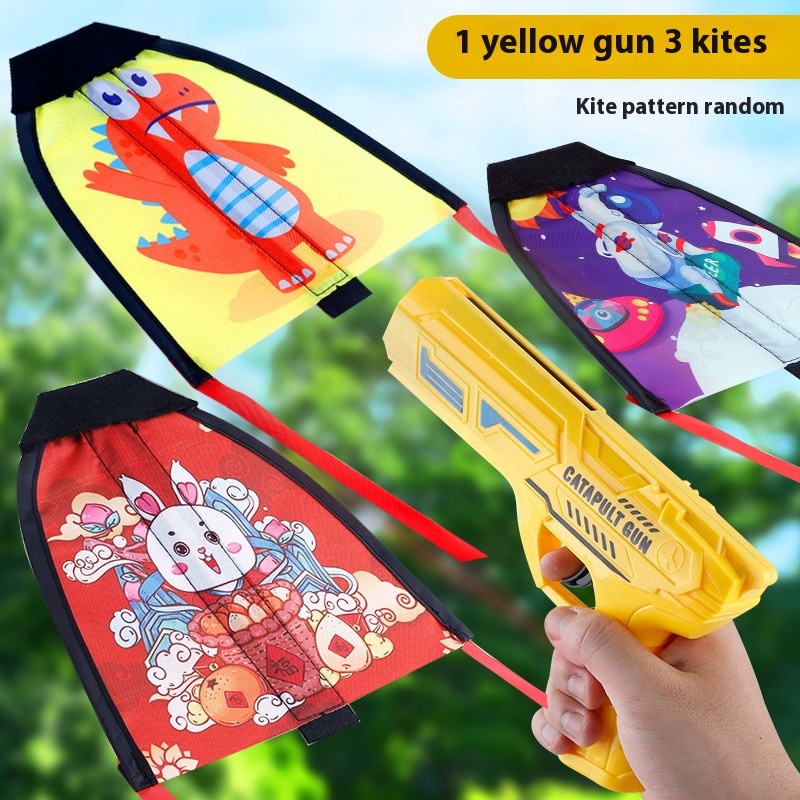 Yellow Gun 3 Kite