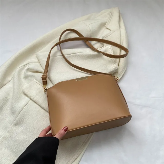 Large Capacity Shoulder Crossbody Bucket Shell Bag Cross border Khaki - Shop at LoveMi