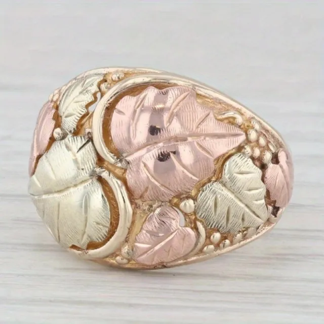 Enamel colored Irregular Oval Geometric Ring With A Designer Aesthetic For Women Gold - Shop at LoveMi