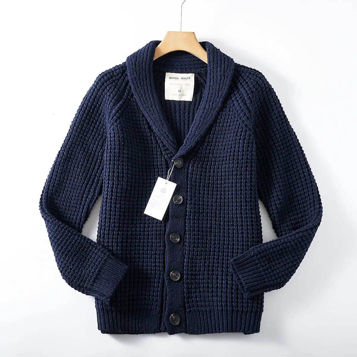 Men's V-neck Knitted Sweater Outerwear