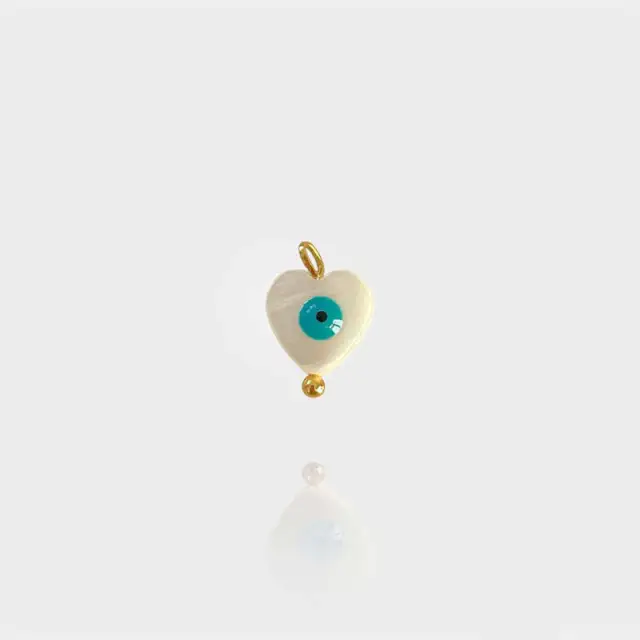 Free Diy Series Pendant Necklace Female Heart shaped Pearl Star Moon Love Devil'S Eye - Shop at LoveMi