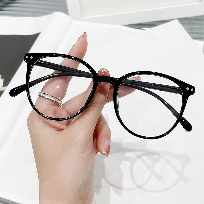 Round Frame Frame Vintage Myopia Glasses Frame Anti-blue Light - Image 6