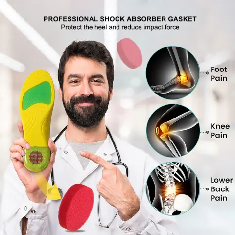 High-elasticity Shock-absorbing Running and Jumping Insole