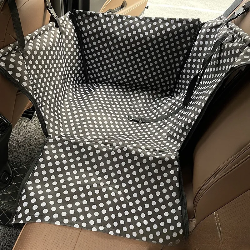 Rear Printed Double Layer Waterproof Pet Car