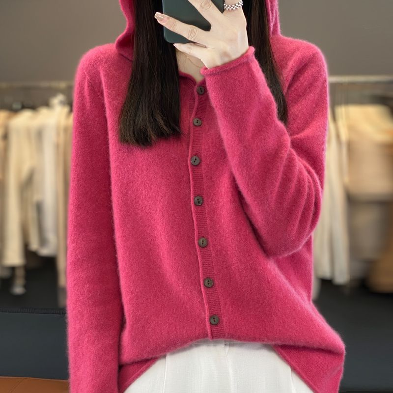 Stylish Single-Breasted Knitted Cardigan For Women