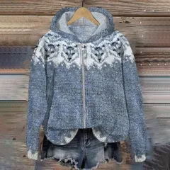 Zipper Hooded Sweatshirt Digital Printing - Tzphd2621-6Xl - View 1