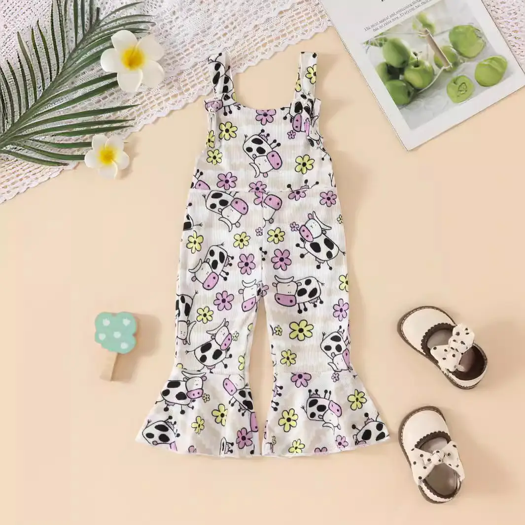 Girls' Harem Pants Sling One-piece Trousers