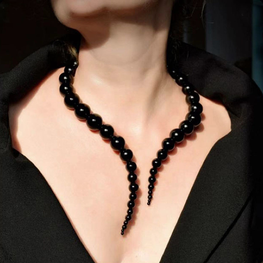 European And American High-grade Large And Small Pearls Necklace