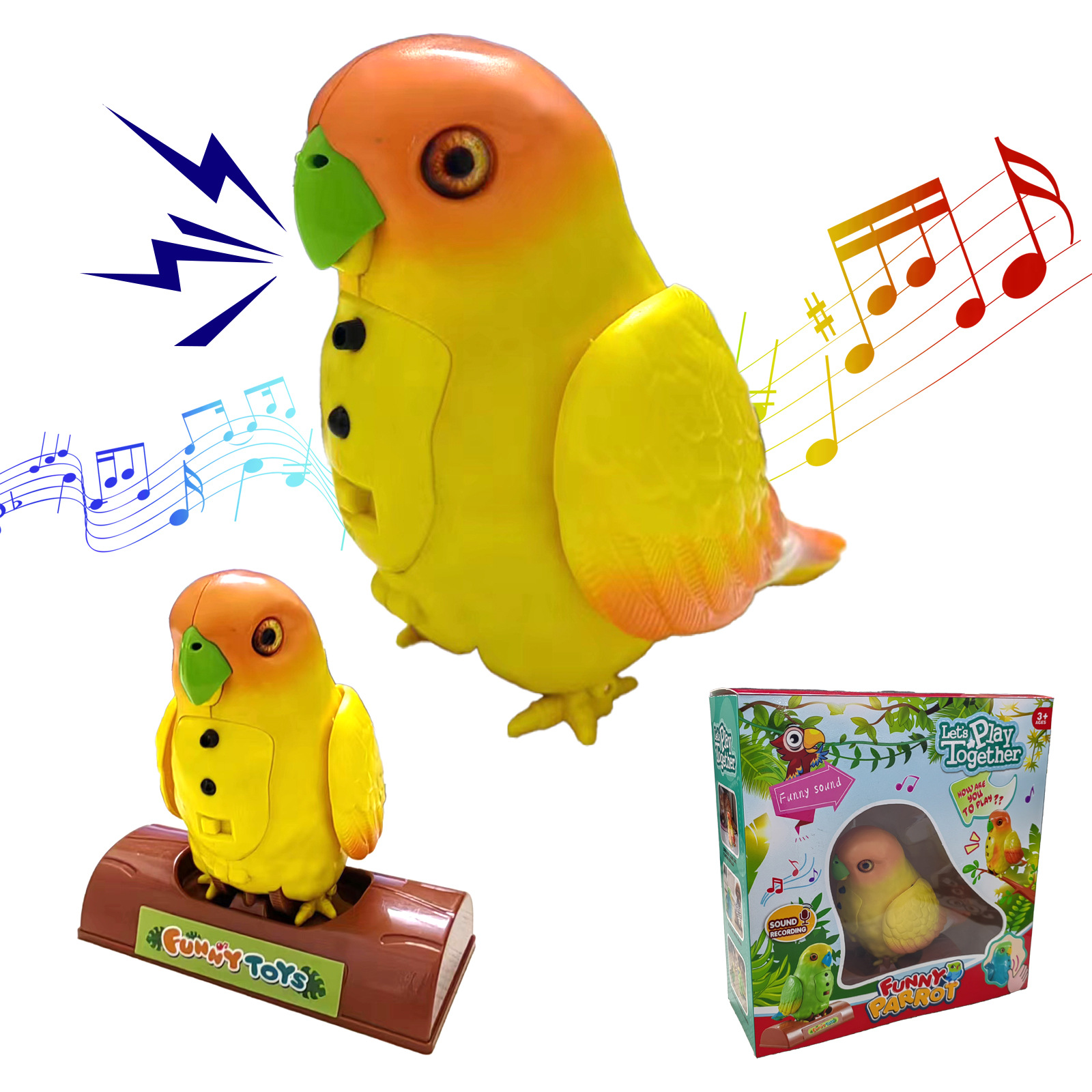 Talking And Singing Toy Parrot For Kids