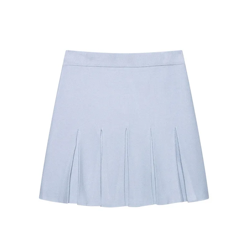 Jewelry Knitted Top Knitted Mini Skirt - Skirt-M