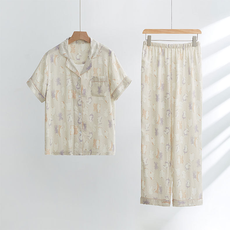 Simple Women's Pajama Suit Homewear