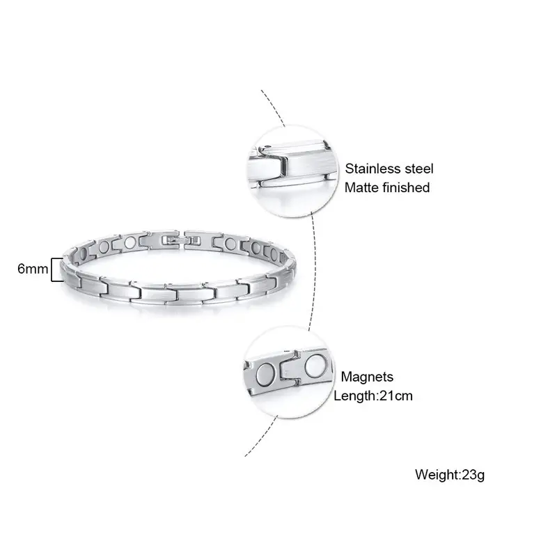 Titanium Steel Women's Magnetic Bracelet Anklet