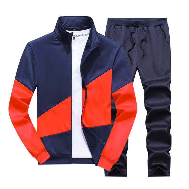 Mens Running Sweatsuit Cardigan For Young Men