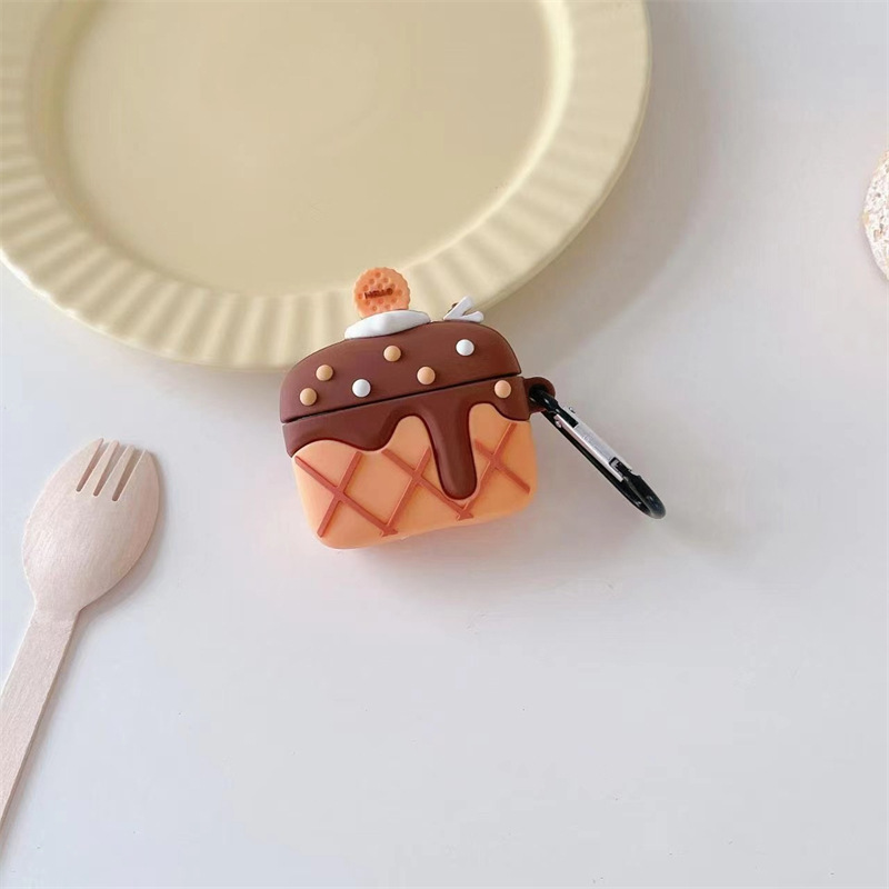 Chocolate Cream Cake Wireless Earphone Case