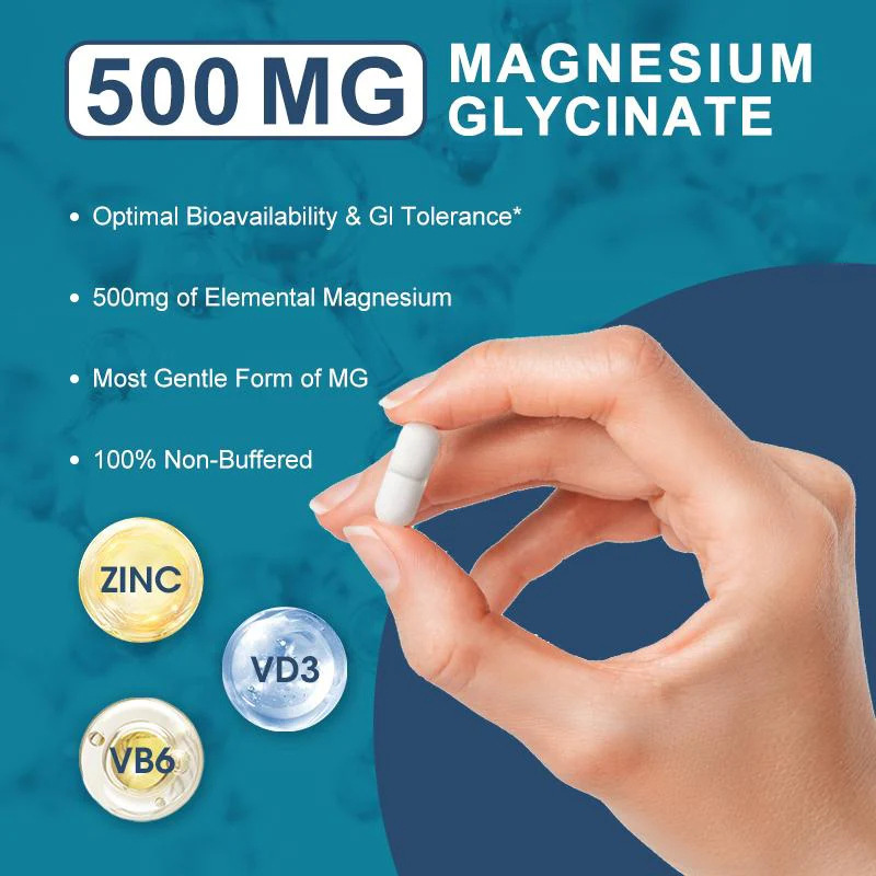 Best-selling 60-count Magnesium Glycinate Capsules