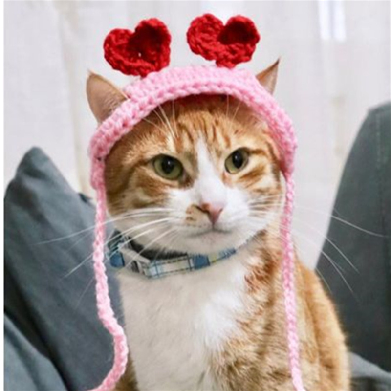 Hand-woven Pet Cat Head Cover