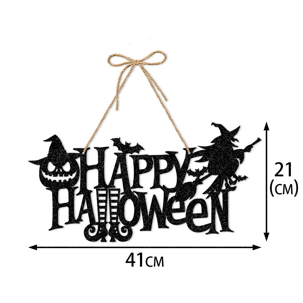 Halloween party decoration pumpkin bat door hanging (boo
