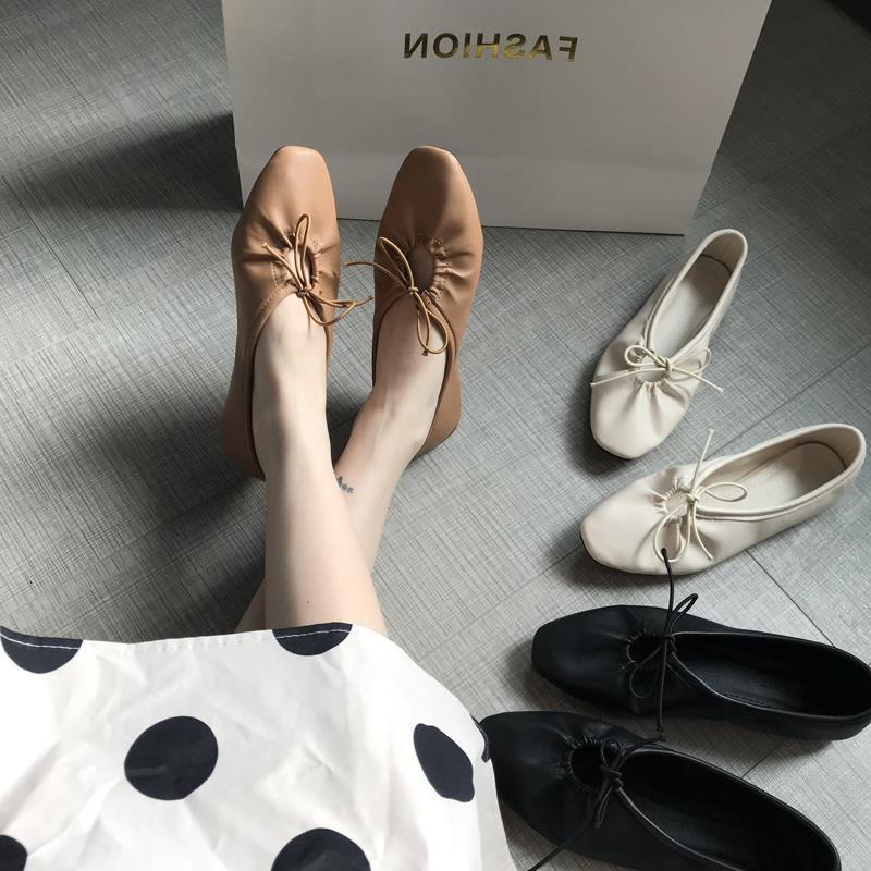 Flat All-match Soft Bottom Lace-up Shoes Women - Image 2