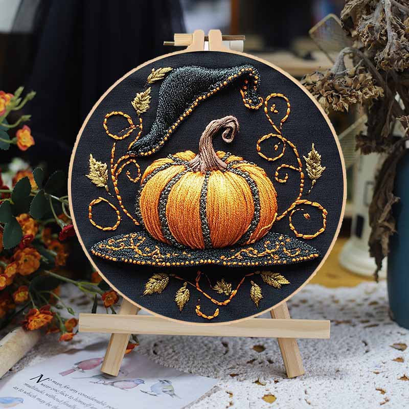 Easter Pumpkin Embroidery Diy Material Package Handmade Kit