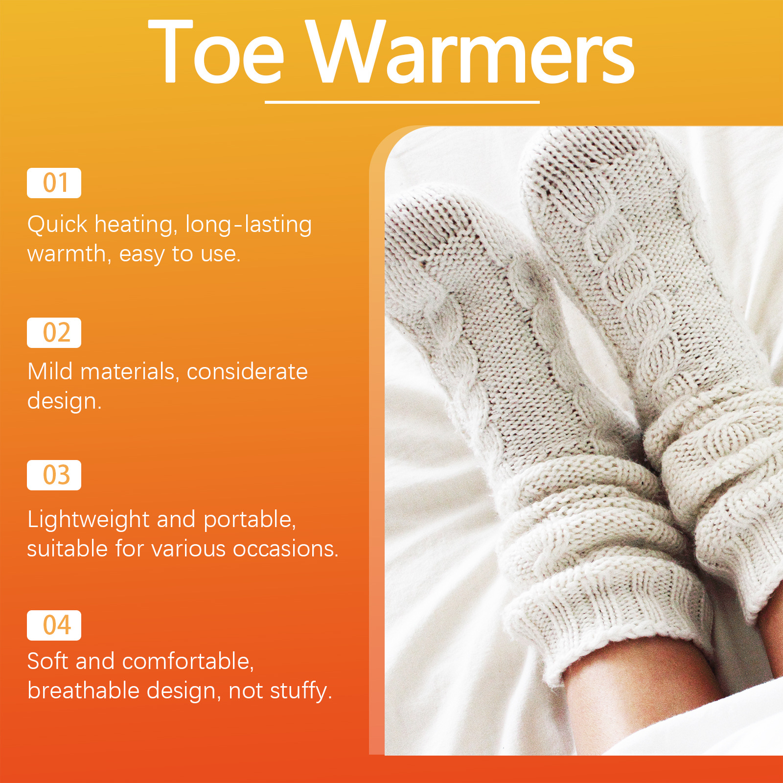 Title 7, Portable Feet Warmer Disposable Portable