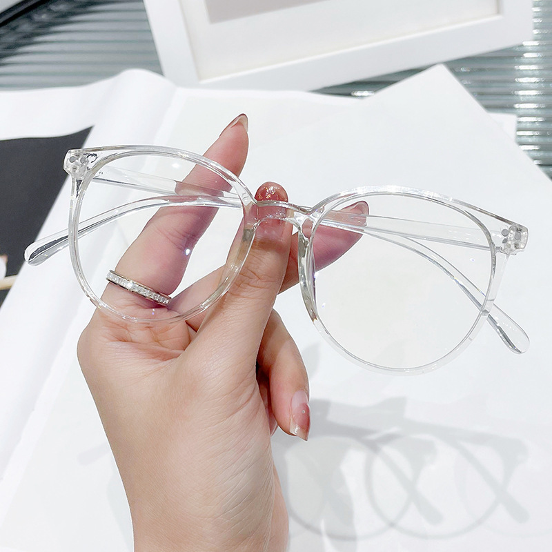 Round Frame Frame Vintage Myopia Glasses Frame Anti-blue Light
