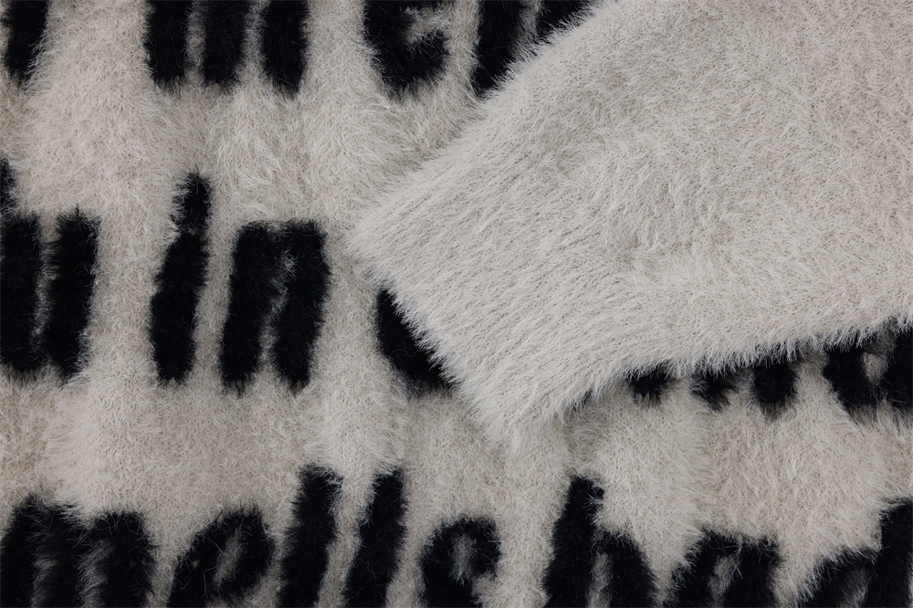 Fleece-lined Thick Style Sweater Loose Casual Laid-back Style Long Sleeve Round Neck Sweater