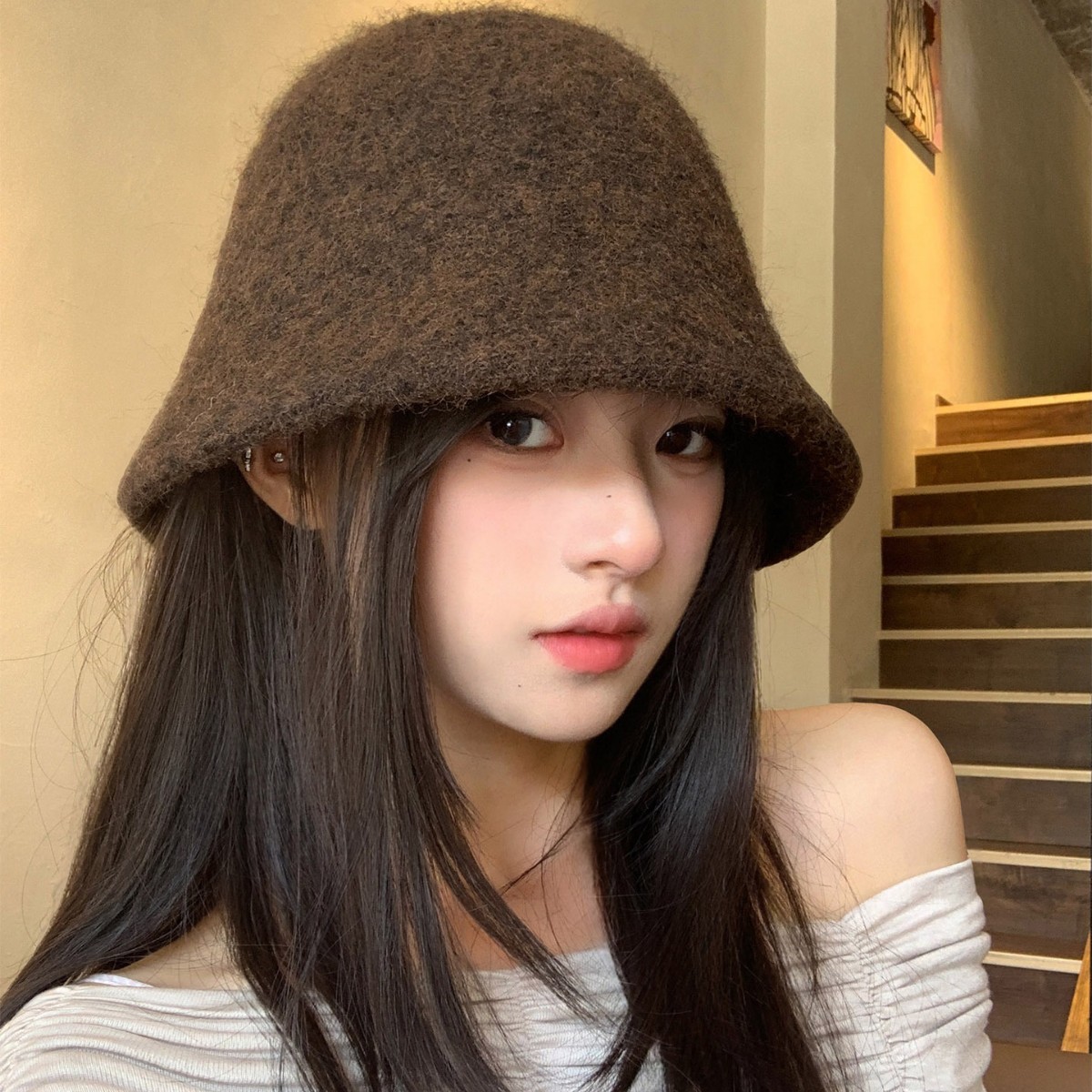 New Korean-style Bucket Hat For Fall And Winter