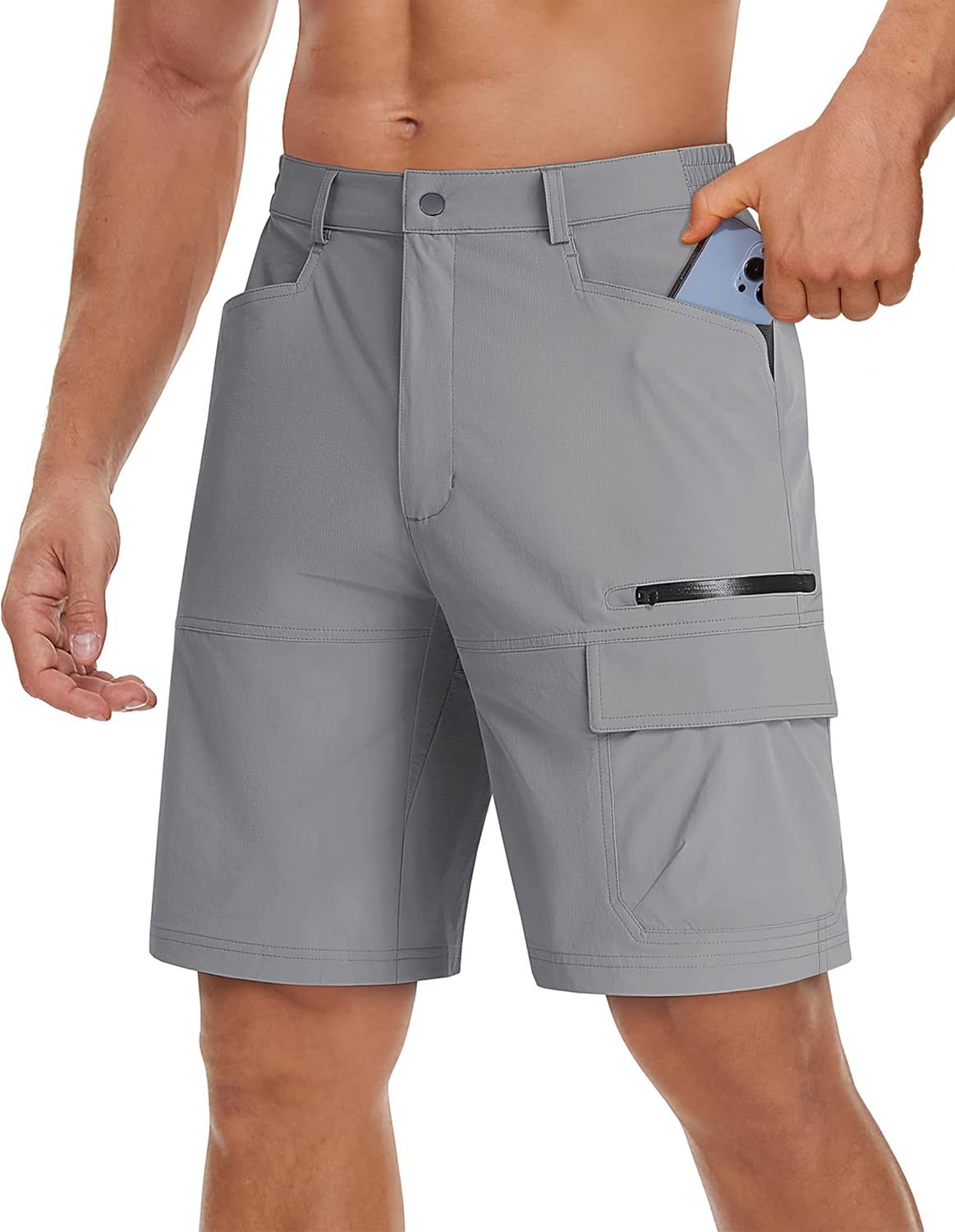 Men's Multi-Pocket Work Shorts For Outdoor Hiking 10