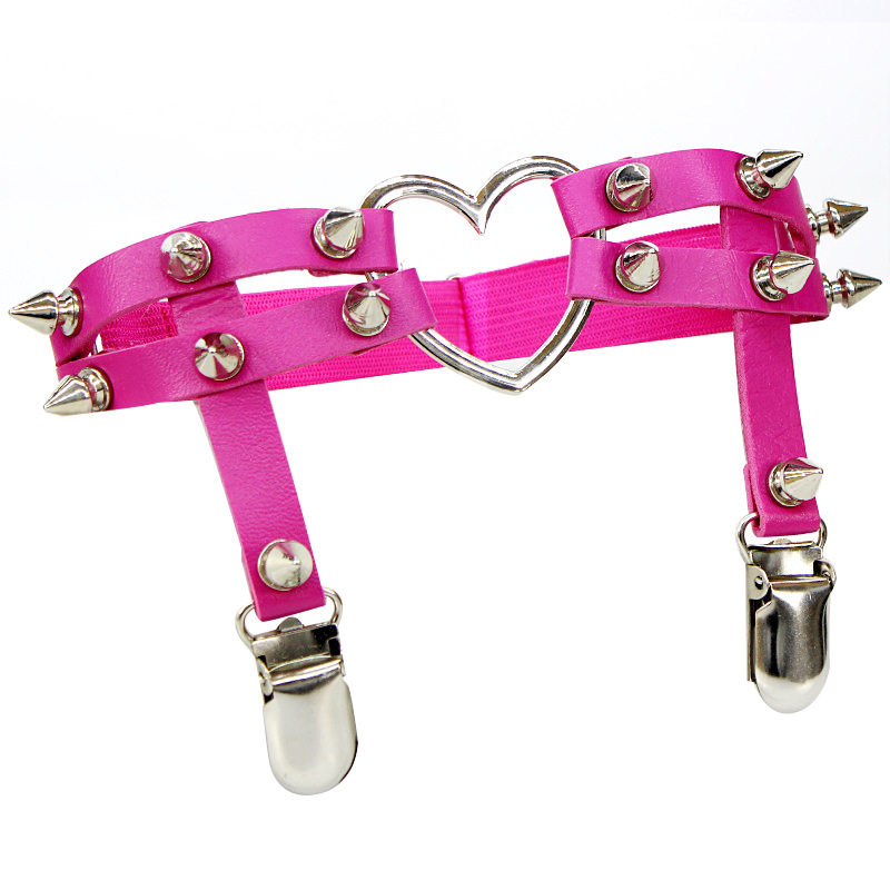 Parure Cuissarde Cœur Spikes — vue 10
