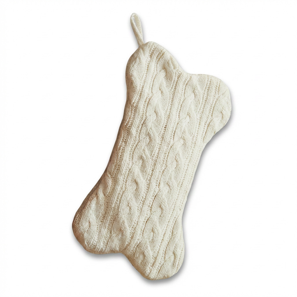 Knitted Christmas Stocking Ornament