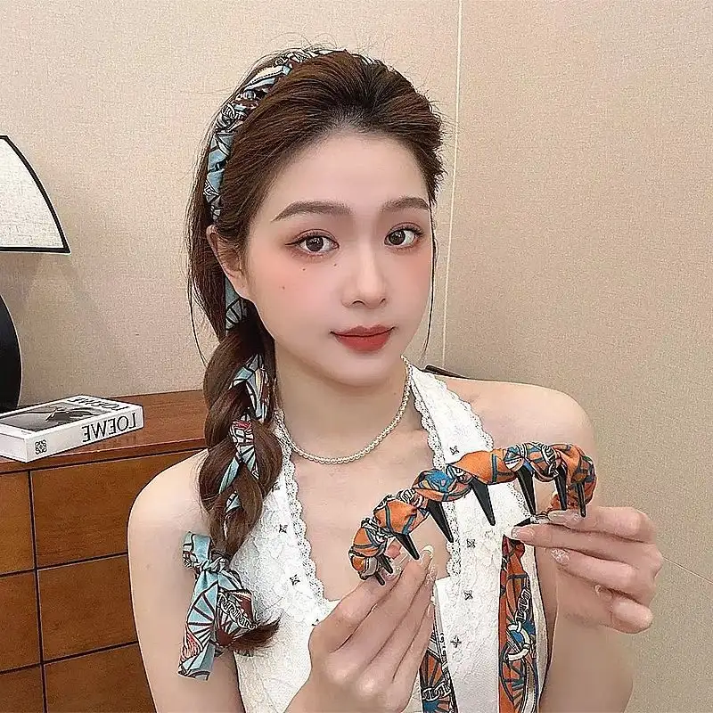 Bow Braided Hair Band