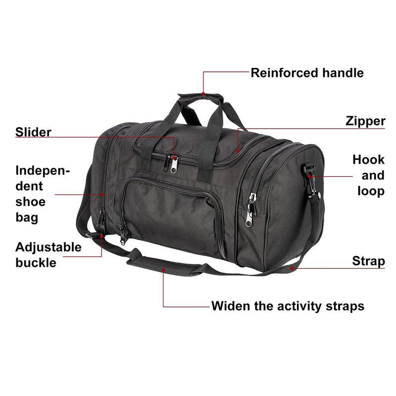 Durable Canvas Gym Bag 8