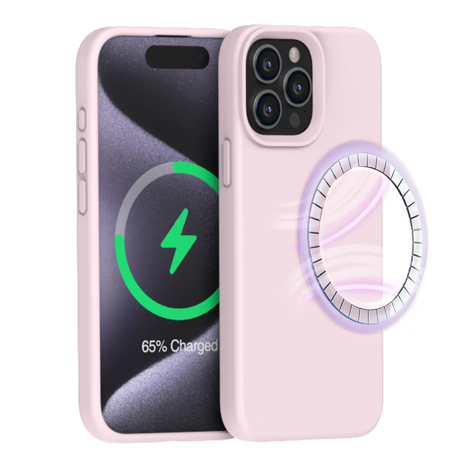 Silicone Magnetic Business-Style Simple Phone Case
