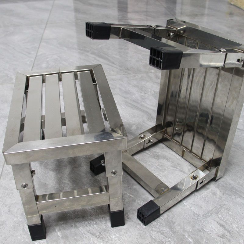 Title 7, Waterproof Thickened Stainless Steel Folding Bench