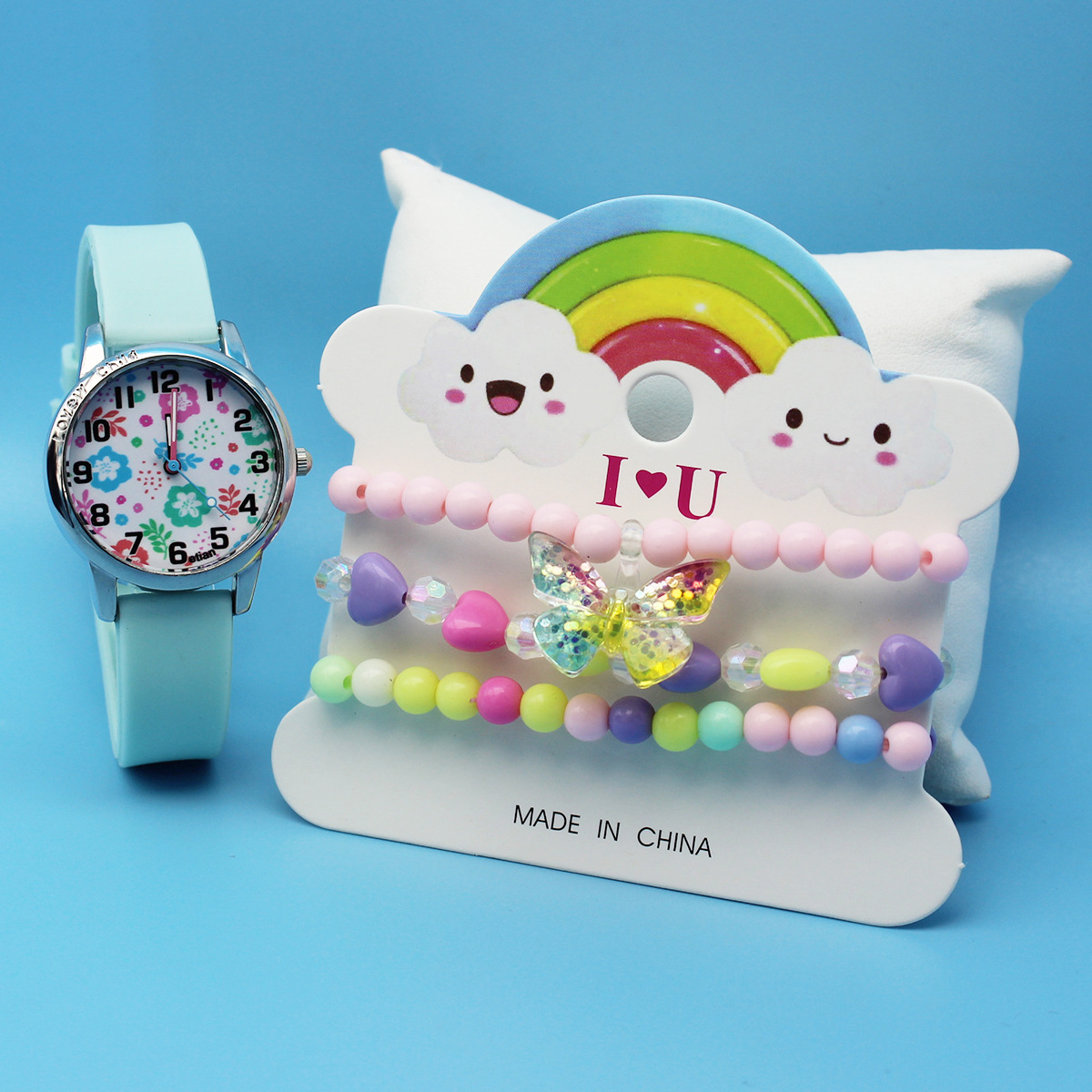 Cartoon Cute Children's Watch Set